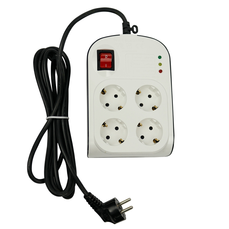 محافظ برق صوتی تصویری 4 خانه ارت دار پارت الکتریک PE8792 با کابل 3 متری