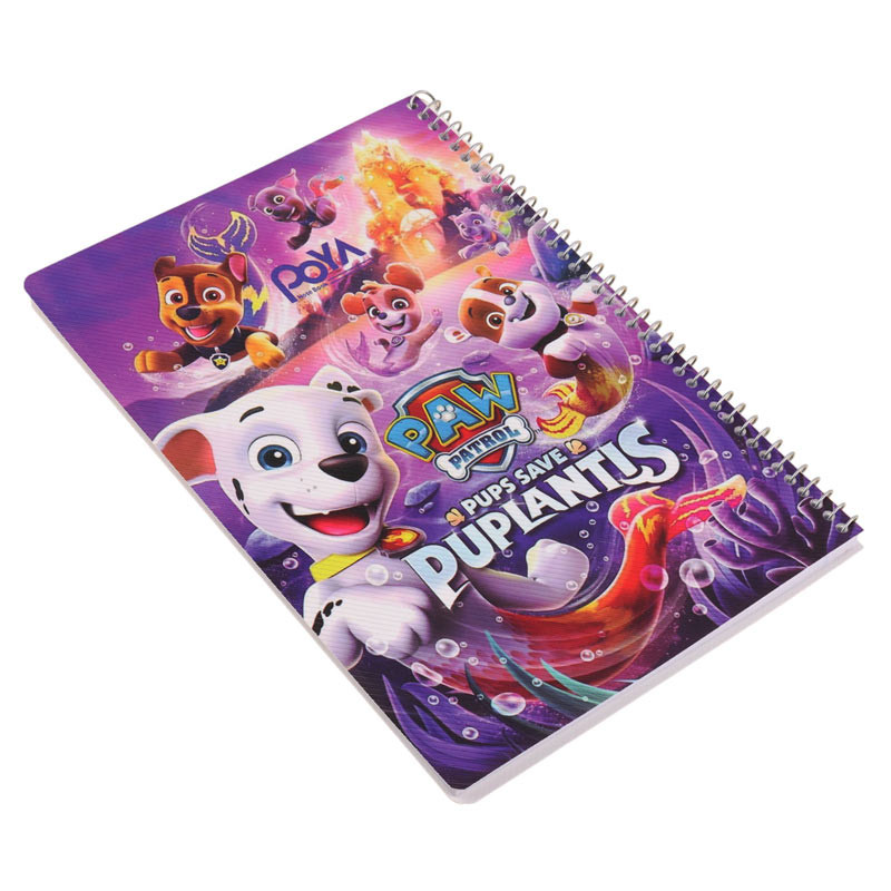 دفتر سیمی 50 برگ طرح دار پویا کد 1400