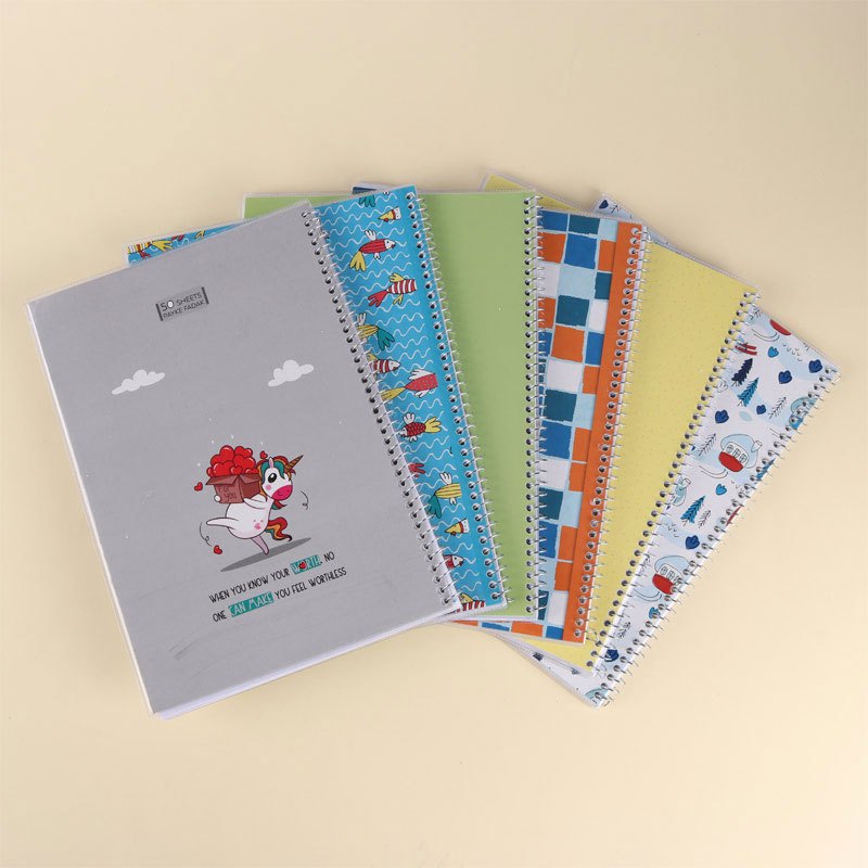 دفتر سیمی 50 برگ پیک فدک کد 003