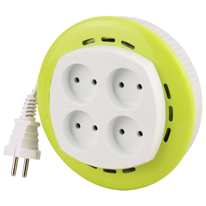 چند راهی 4 خانه وحدت الکتریک سیاوا با کابل 9 متری