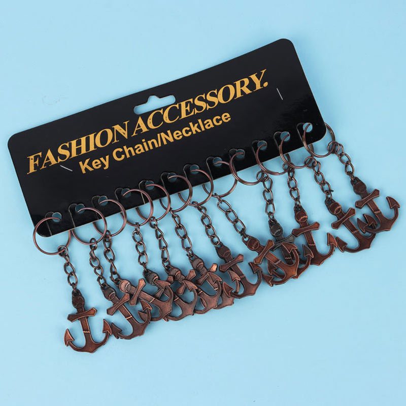 جا کلیدی برنزی طرح لنگر