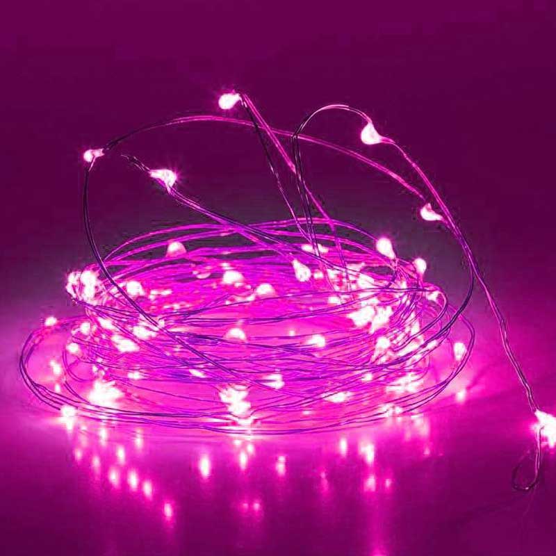 ریسه مفتولی باتری خور بنفش طول 2.5 متر