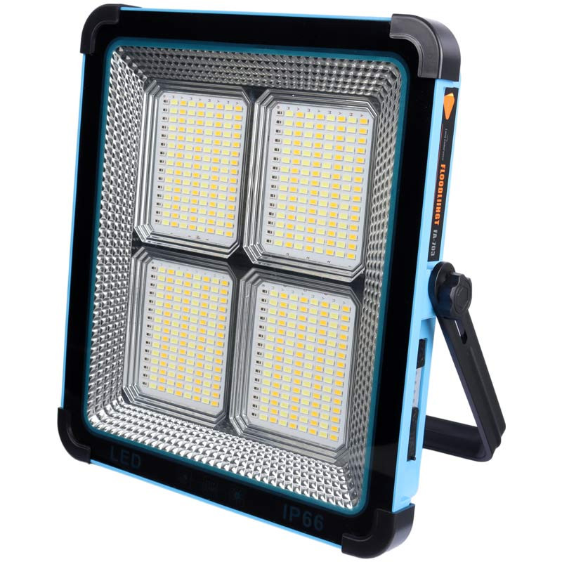 پروژکتور سیار شارژی و پاور بانک خورشیدی Okgo FA-703