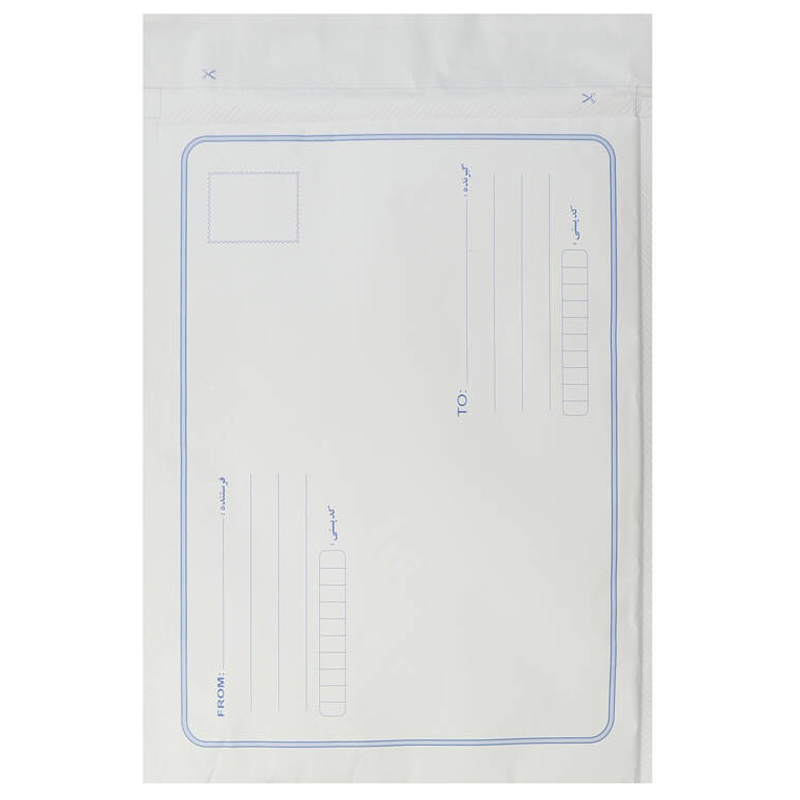 پاکت پست محرمانه لمینت تیره A3 سفید بسته 100 عددی