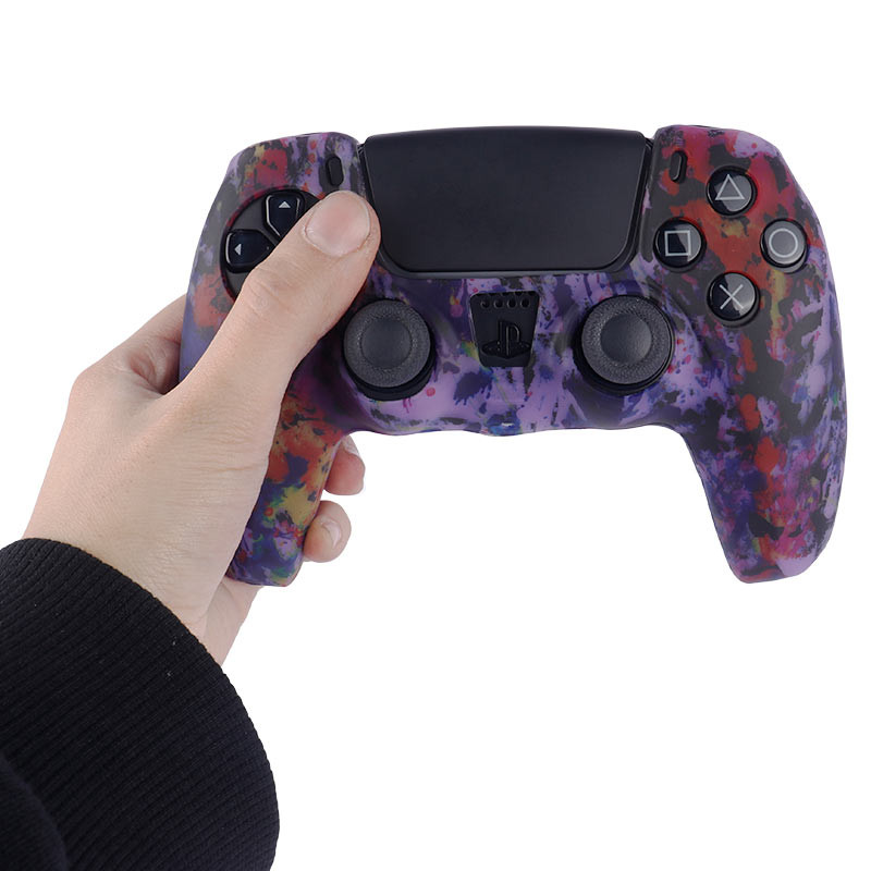 روکش دسته بازی PS5 طرح آبرنگی کد 6
