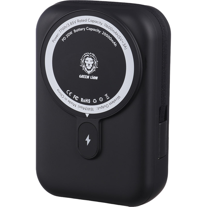 پاور بانک بی سیم فست شارژ 20000 گرین لاین Green Lion Monaco PD 20W