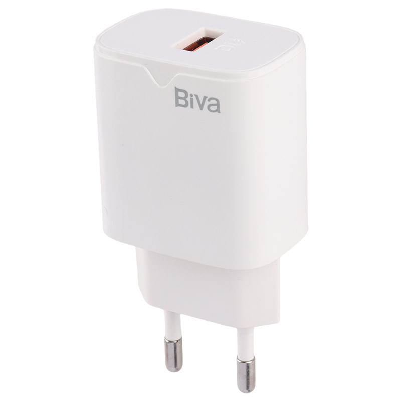 شارژر دیواری فست شارژ Biva HC-04Q QC PD 3A 18W + کابل میکرو یو اس بی