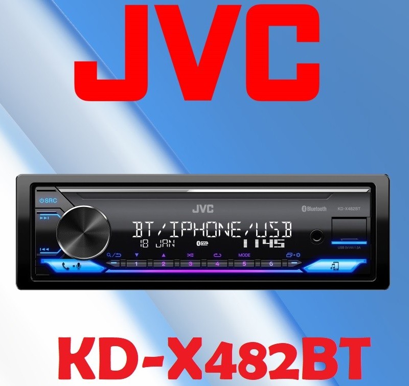 JVC KD-X482BT رادیوپخش جی وی سی