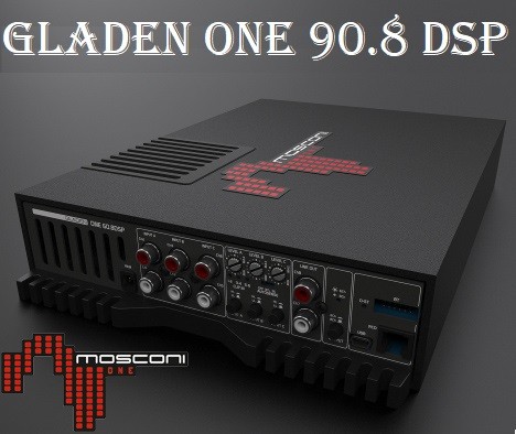 MOSCONI gladen one 90.8DSP آمپلی فایر ماسکونی
