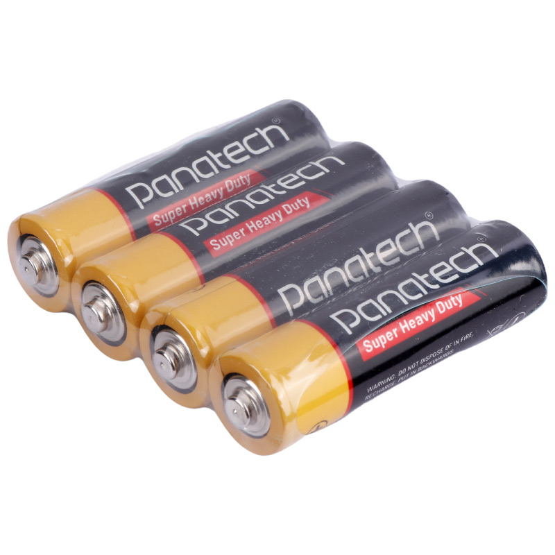 باتری چهارتایی قلمی پاناتک Super Heavy duty R6P شرینک