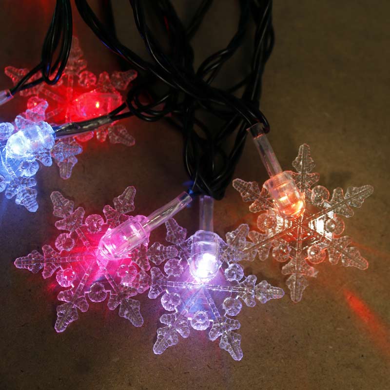 ریسه طرح برف رنگی 4٫3 متری