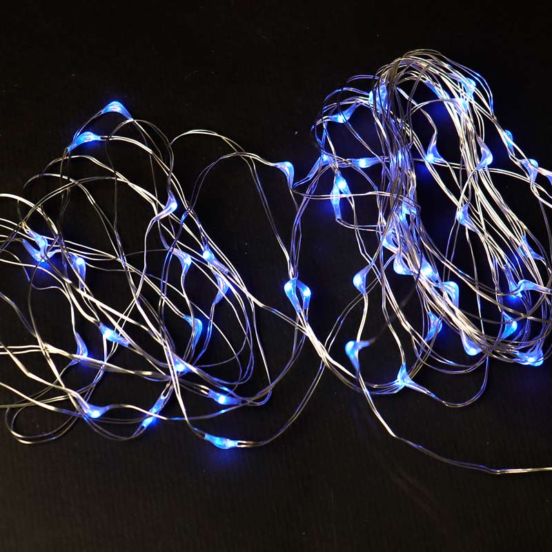 ریسه مفتولی باتری خور مهتابی طول 5.5 متر