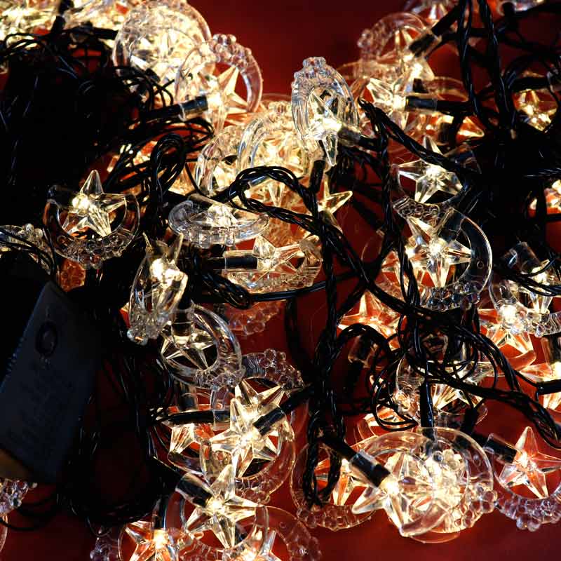 ریسه طرح ماه و ستاره آفتابی 8 متری