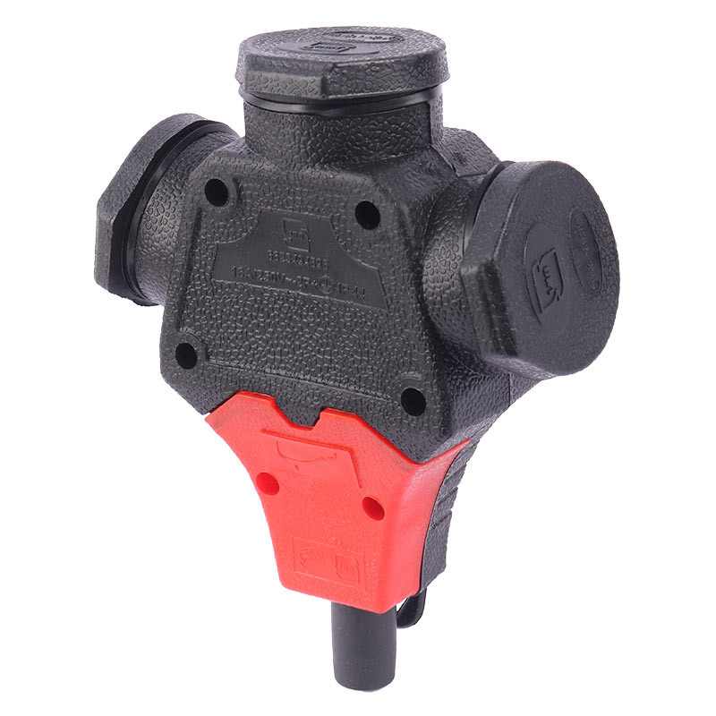 چند راهی 3 خانه برق صنعتی ارت دار تیراژه صبا Tirajeh Saba S34 IP44