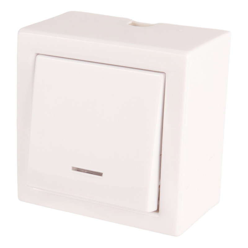 کلید تک پل روکار جهان الکتریک مدل کارن J-1043