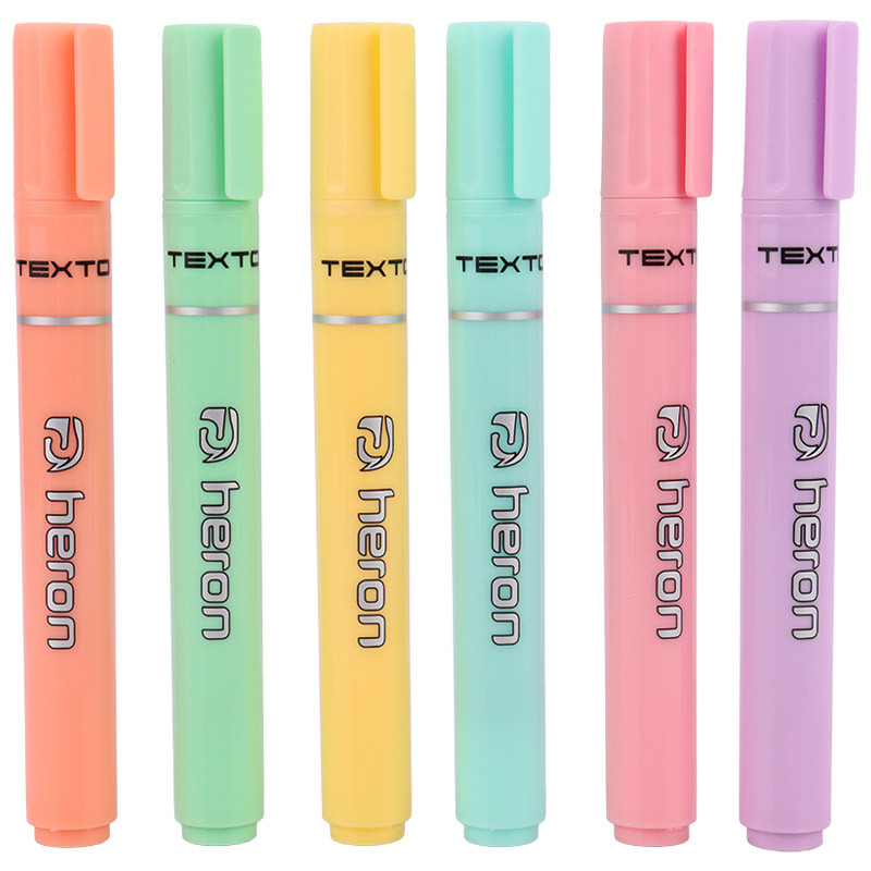 ماژیک هایلایت پاستلی هرون Heron Texto بسته 36 عددی