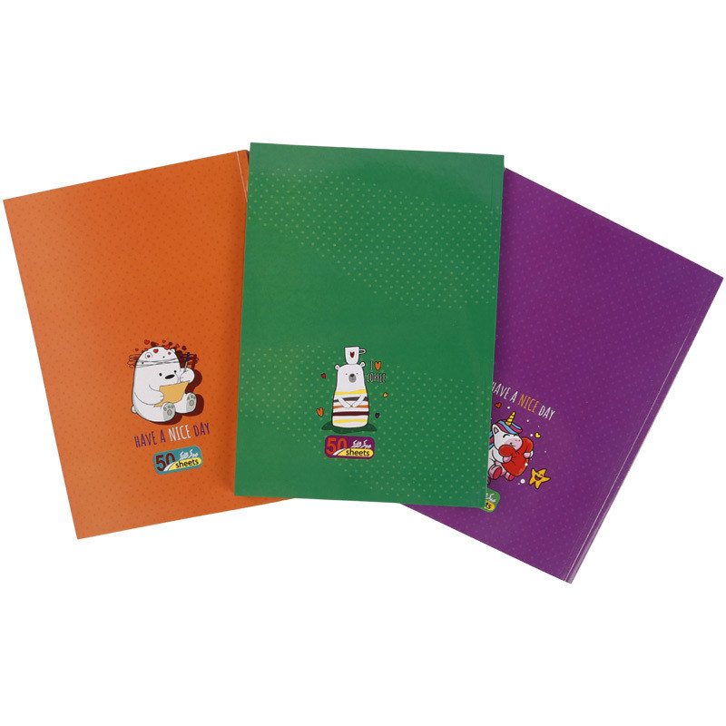 دفتر 50 برگ طرح فانتزی پیک فدک کد 014