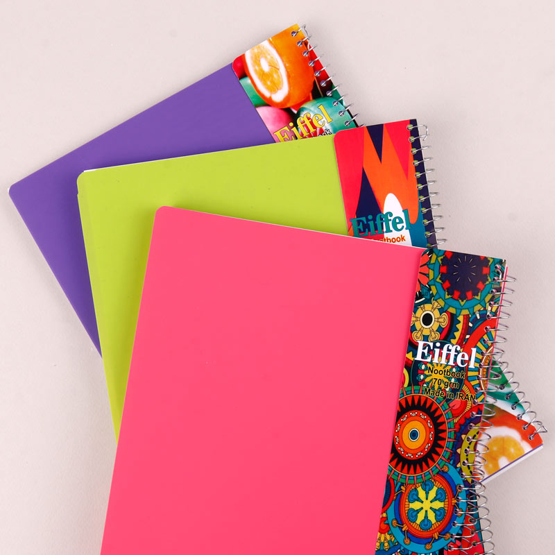 دفتر سیمی 100 برگ رحلی ایفل