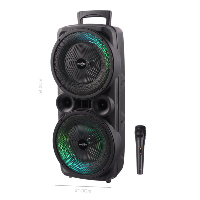 اسپیکر چمدانی بلوتوثی رم و فلش خور Greatnice GTS-1569 + میکروفون