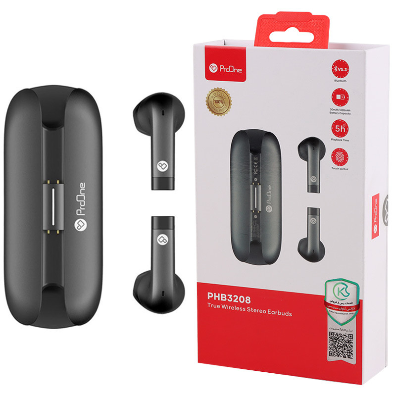 هندزفری بلوتوث دو تایی ProOne PHB3208 TWS