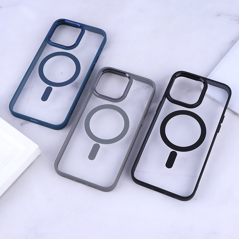 قاب مگ سیف Vip Max آیفون iPhone 15 Pro Max متال دور رنگی