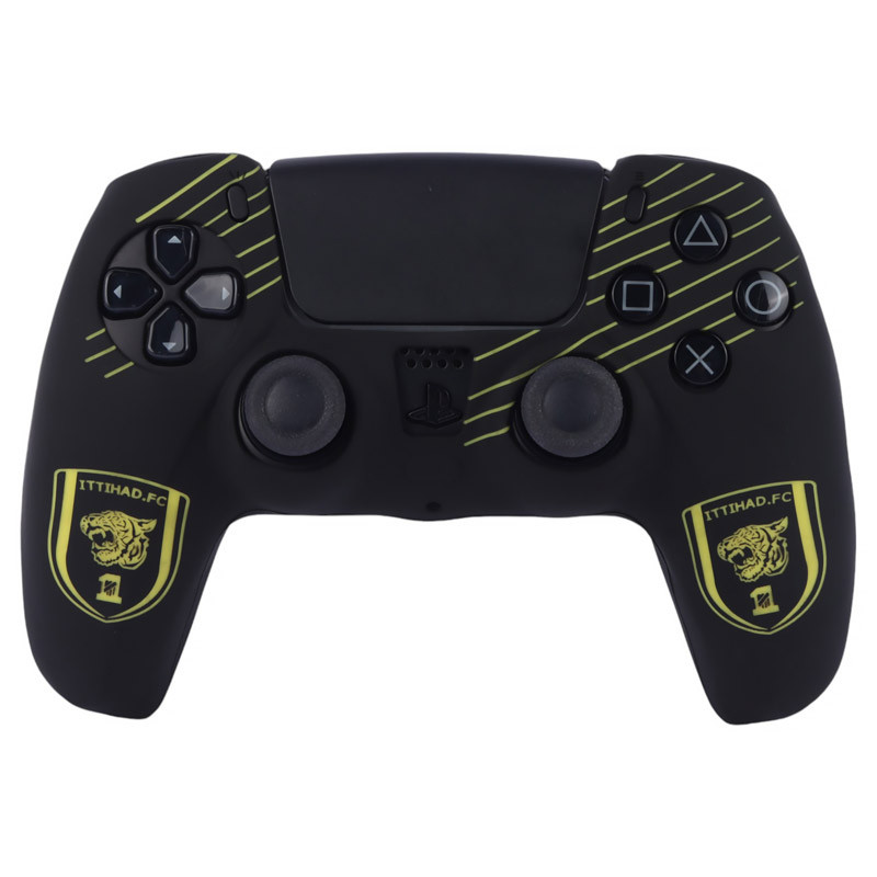روکش دسته بازی PS5 طرح Al-Ittihad Club مشکی زرد