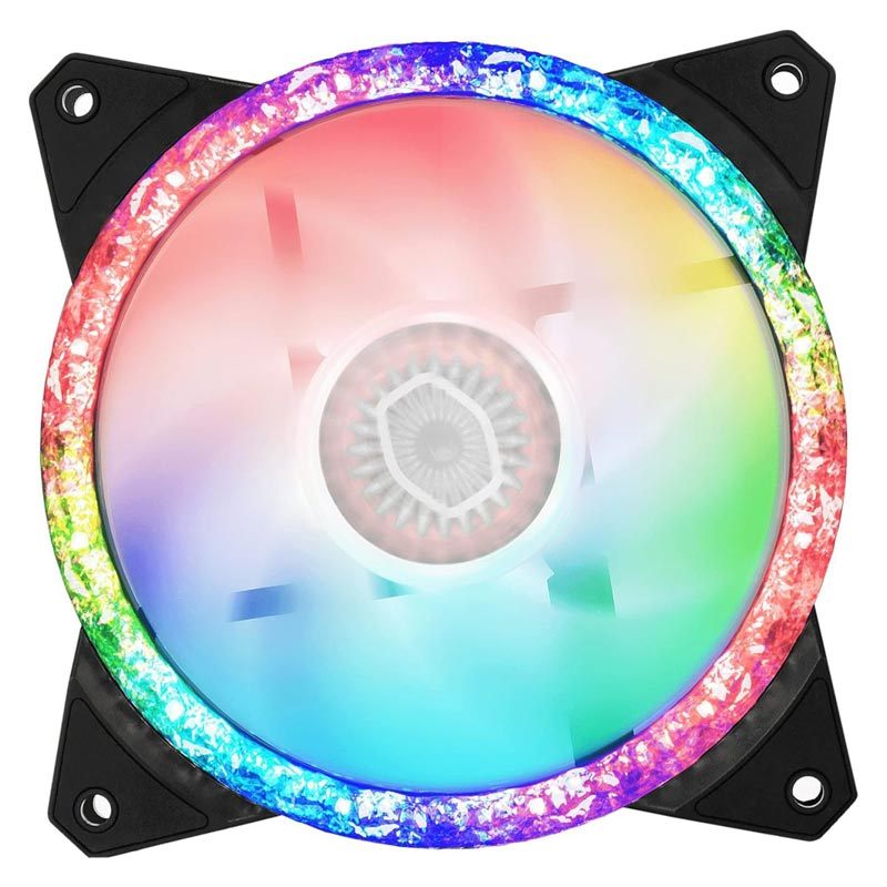 فن کیس کولر مستر Cooler Master MasterFan MF120 Prismatic ARGB 12*12 بسته 3 عددی