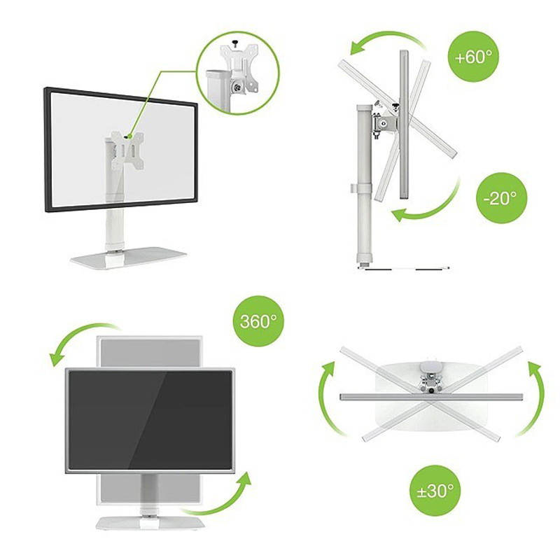 پایه رومیزی متحرک مانیتور 32 اینچ Bersad SMA-04