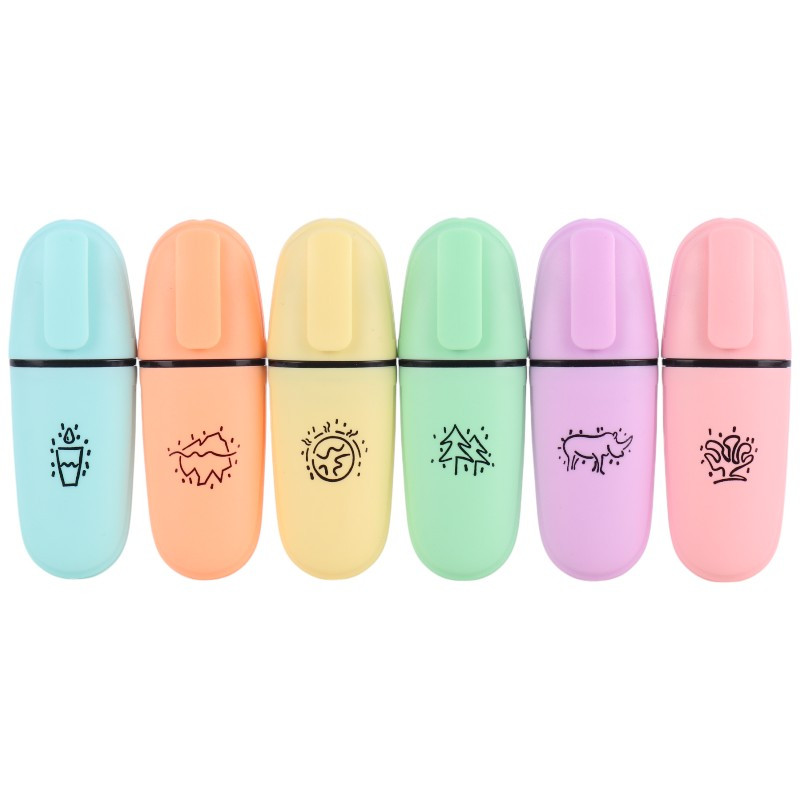 ماژیک هایلایت پاستلی کریتورز کلاس Creators Class Mini-HLP بسته 6 عددی