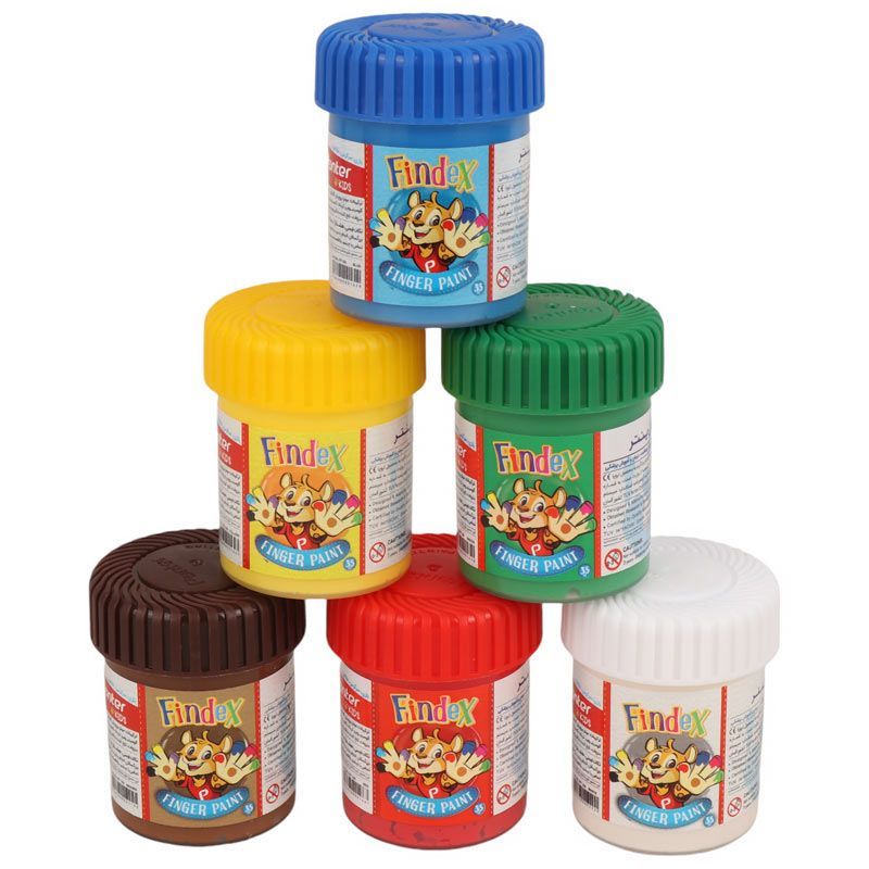 رنگ انگشتی 6 رنگ پنتر 6-Panter Findex FP-105