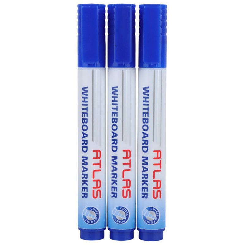 ماژیک وایت برد اطلس نوک تخت بسته 12 عددی