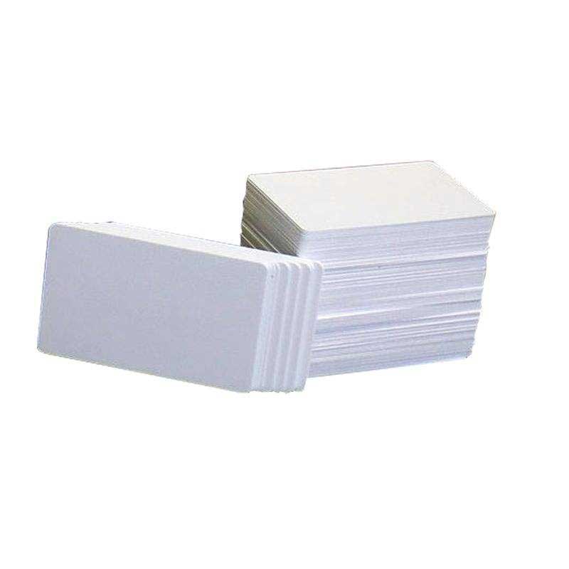 کارت PVC سفید 85*54 بسته 100 عددی