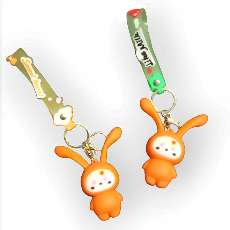 جاکلیدی سلیکونی طرح خرگوش گوش دراز