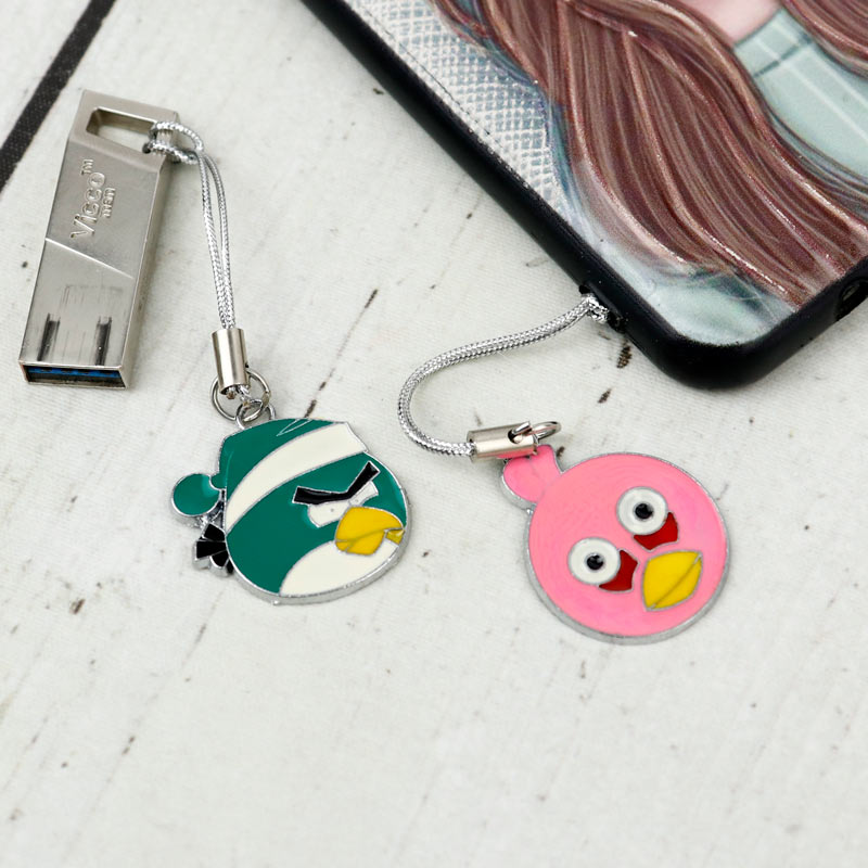 آویز فلش و موبایل فلزی بسته 2 عددی