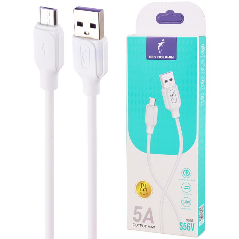 کابل میکرو یو اس بی Sky Dolphin S56V 5A 1m