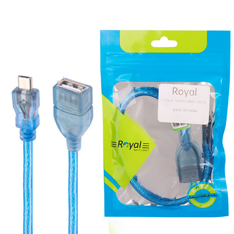 کابل تبدیل Royal OTG USB To MicroUSB