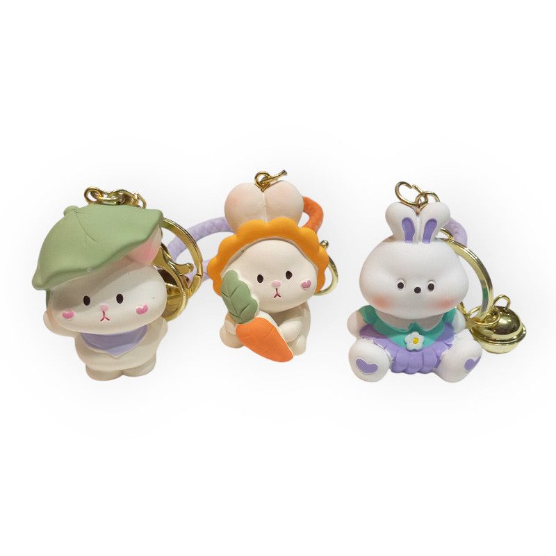 جاکلیدی سنگی طرح خرگوش تپل