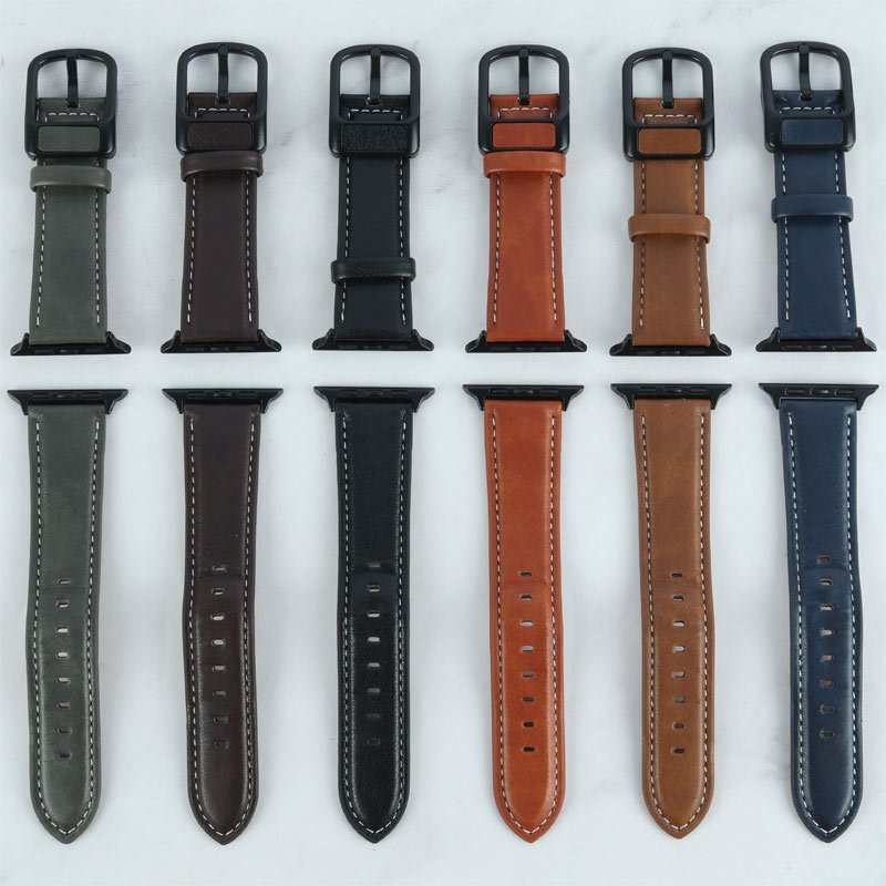 بند اپل واچ چرمی Watch Band سایز 42/44/45/49 میلی متری کد 4