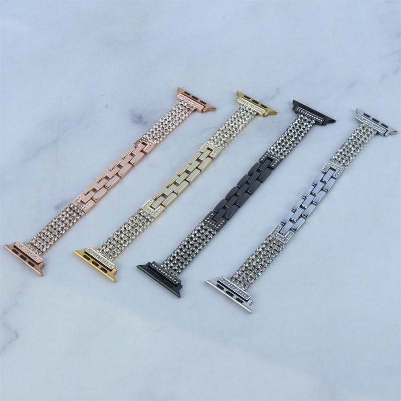 بند اپل واچ نگین دار Guoi سایز 42/44/45/49 میلی متری