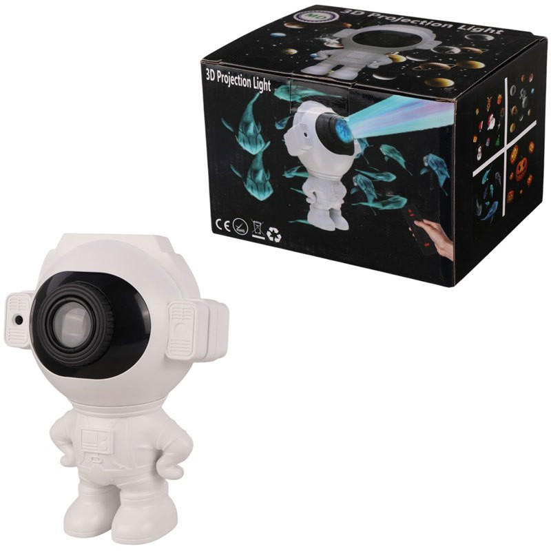 چراغ رقص نور کهکشانی اسپیکر دار بلوتوثی 3D Projection Light-S