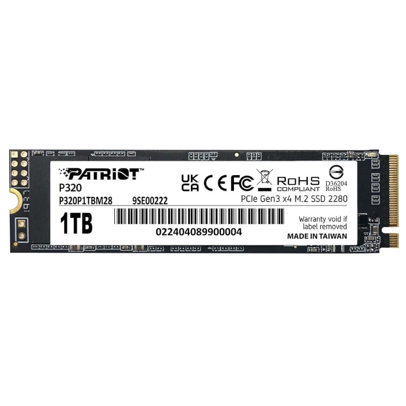 حافظه SSD پاتریوت Patriot P320 1TB M.2