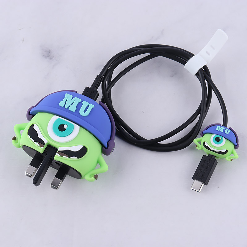 ست محافظ کابل و کلگی شارژر سامسونگ طرح مایک