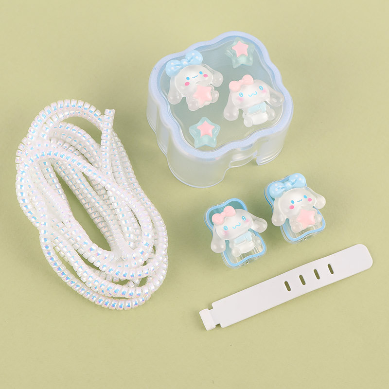 ست محافظ کابل و کلگی شارژر آیفون طرح سینامورول