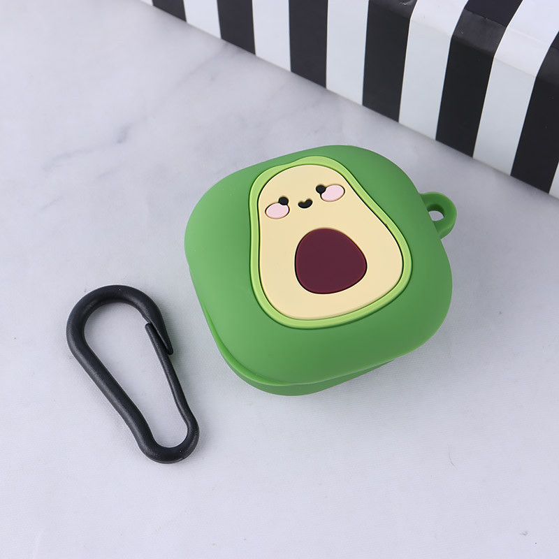 کاور سیلیکونی عروسکی گلکسی بادز 2 طرح آووکادو