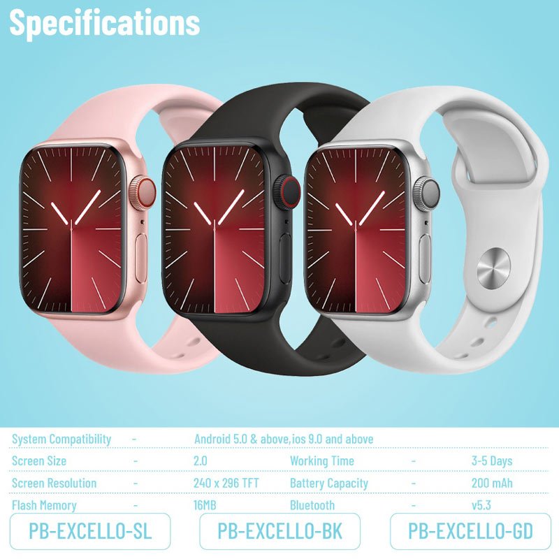 ساعت هوشمند پرودو Porodo Blue Excello PB-EXCELLO