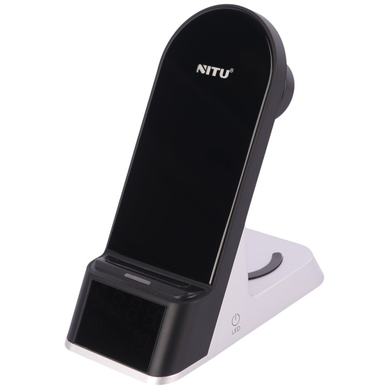 شارژر بی سیم فست شارژ و استند رومیزی Nitu NT201 15W