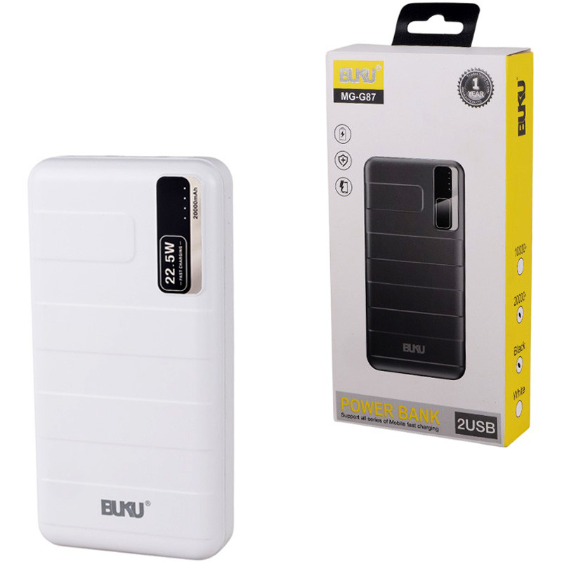 پاور بانک فست شارژ بوکو MG-G87 PD 22.5W ظرفیت 20000 میلی آمپر ساعت