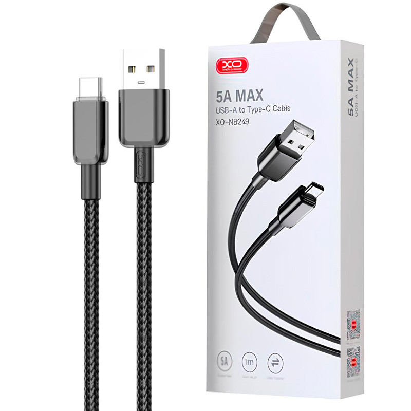کابل تایپ سی فست شارژ XO XO-NB249 5A 1m
