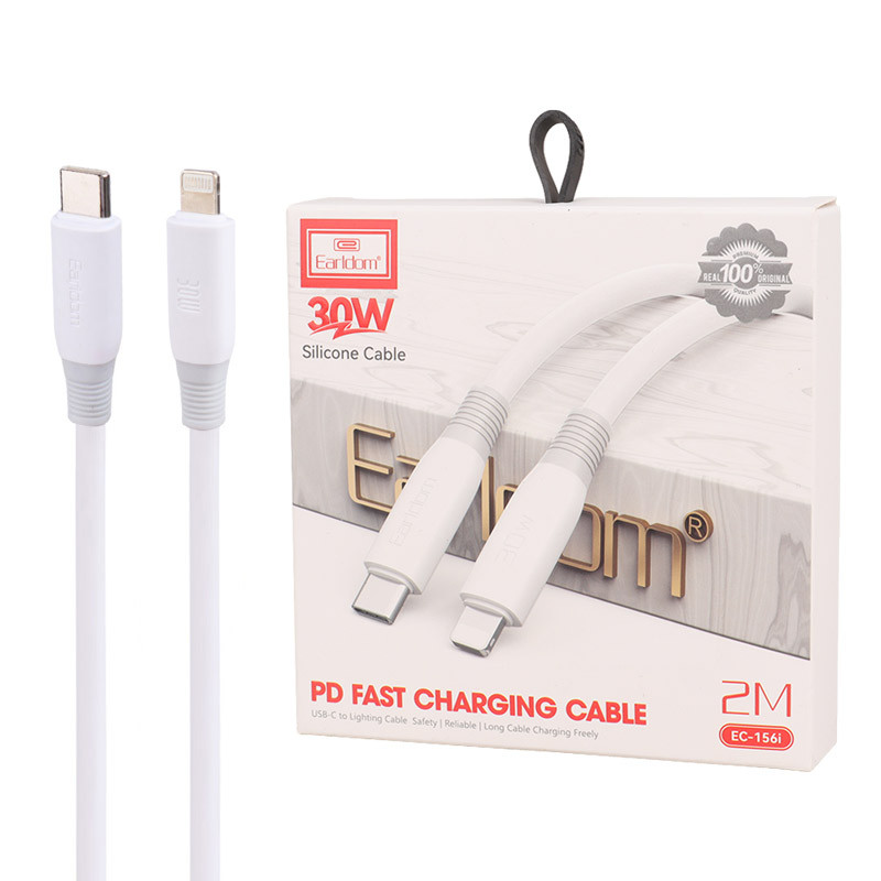 کابل تبدیل فست شارژ Earldom EC-156i Type-C to Lightning PD 30W 2m
