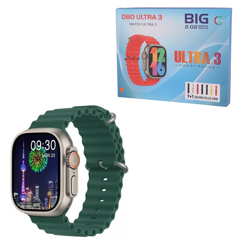 ساعت هوشمند D80 Ultra 3